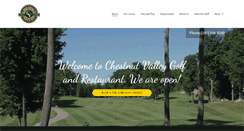Desktop Screenshot of chestnutvalleygolf.com
